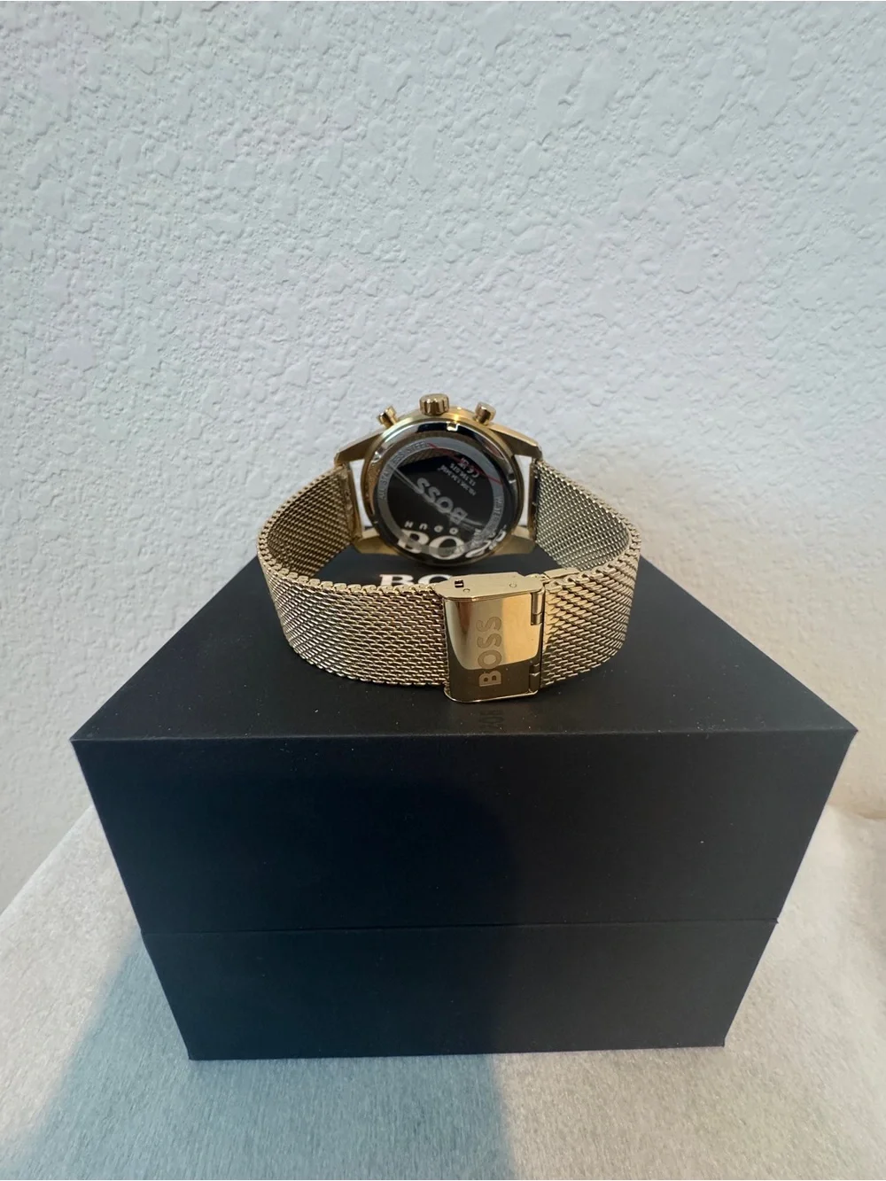 Boss Hugo Boss Men's Chronograph Skymaster Mesh Steel Bracelet Watch 44mm